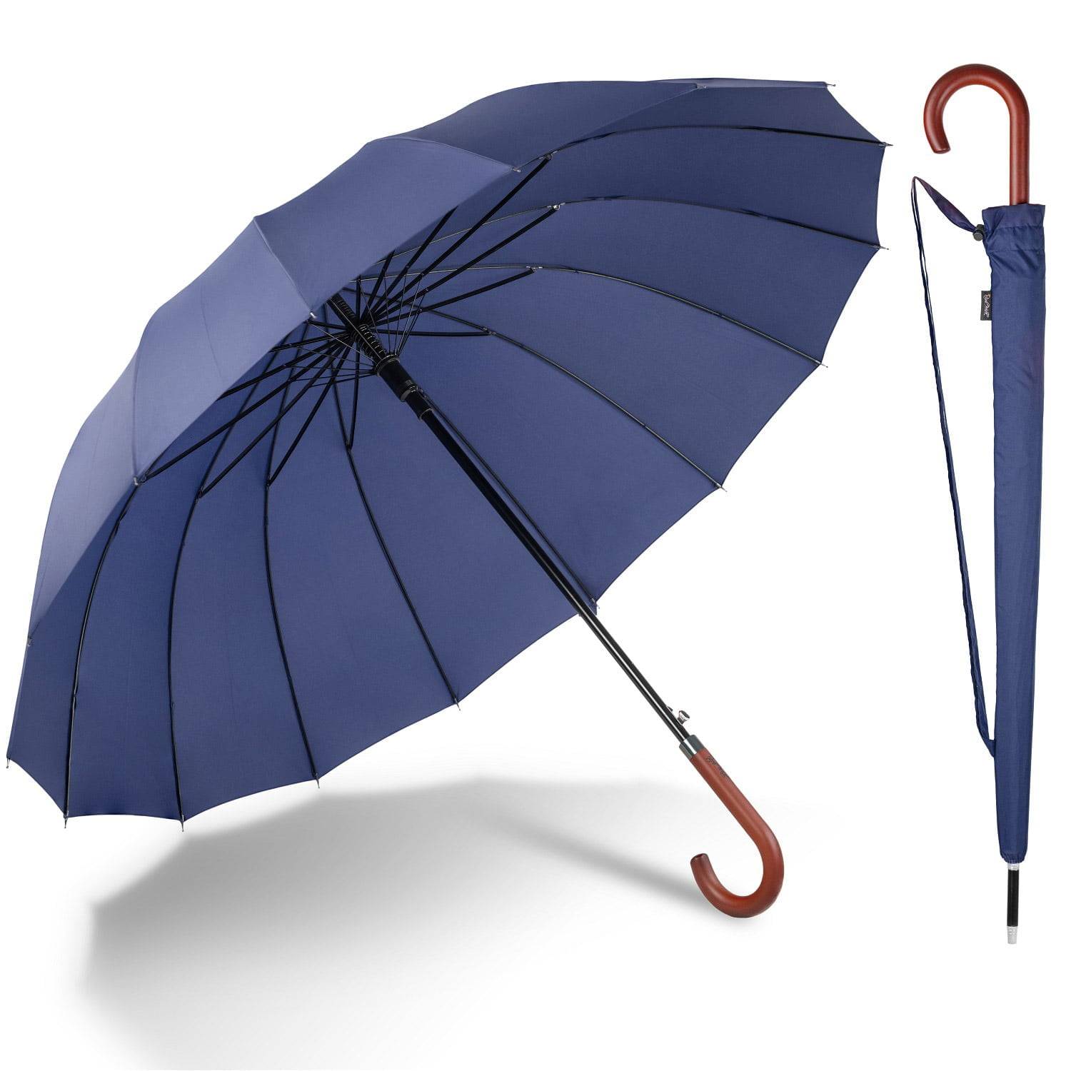 Classic umbrella for rain - stick umbrella