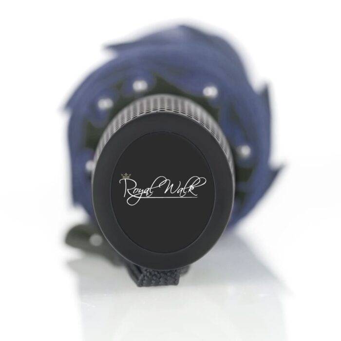 windproof folding umbrella automatic and compact navy blue 10