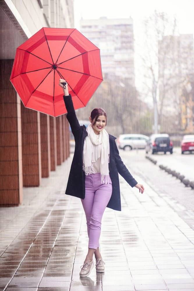 Parapluie Automatique Compact Pliage Rapide - Film Mémoire, Résistant Vent Et Pluie - Diamètre 41,5 Pouces
