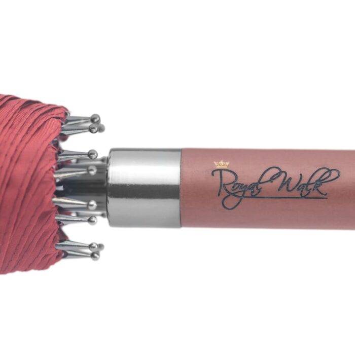 Large windproof umbrella - strong luxurious umbrella wood handle black 67