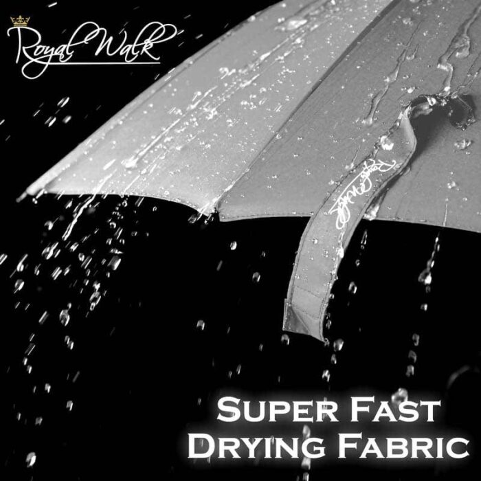 Large Umbrella for Rain, Walking Stick with Real Wood Handle, Automatic Open, 16 Ribs, 54 Inch Arc, 120cm Diameter - Grey 27 Large Umbrella for Rain Big luxury umbrella diameter stick with wooden handle - grey 1