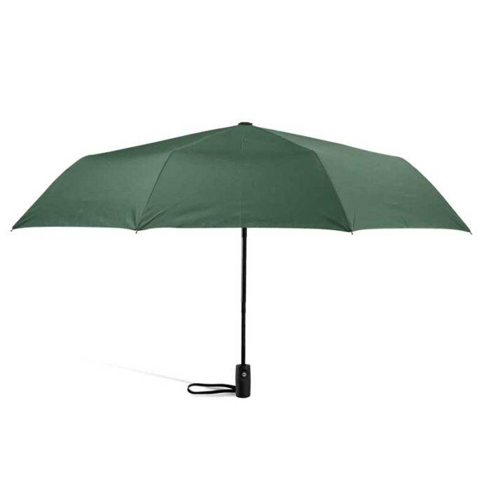 windproof folding umbrella travel automatic and strong dark green 2