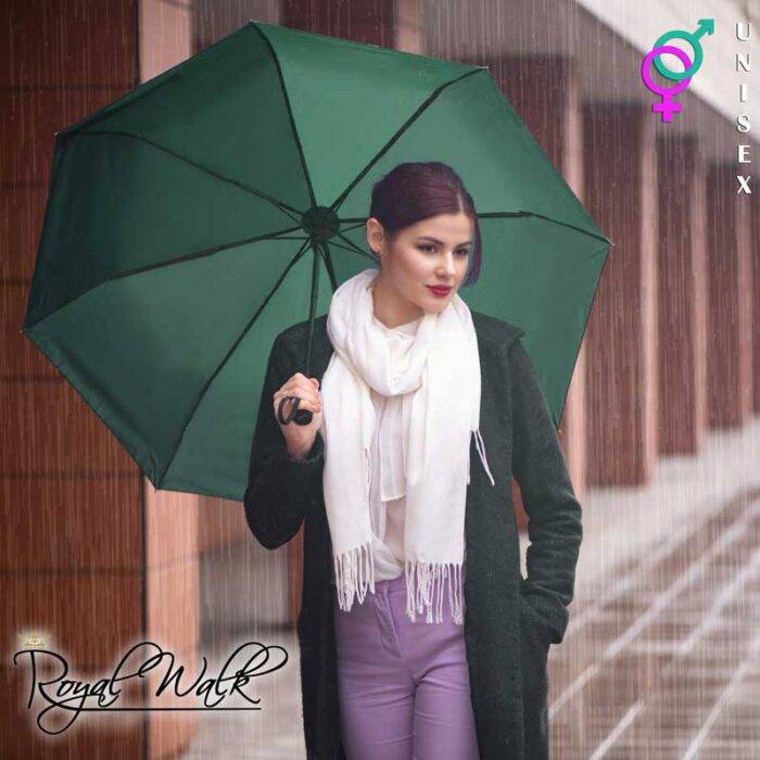 Folding compact umbrella for rain windproof travel umbrella dark green 2