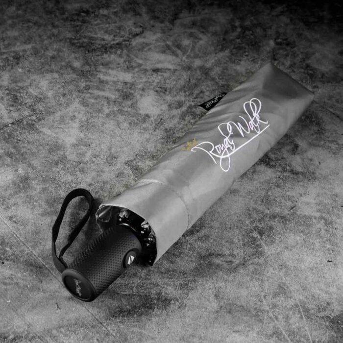 Compact Folding Umbrella for Rain Automatic Open & Close, Compact Design for Travel and Fast Drying Fabric 40 inch (102 cm) diameter - Grey 25 windproof folding compact umbrella automatic and travel grey 7