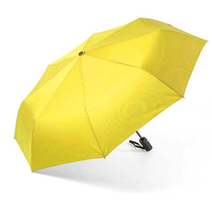 Compact Folding Umbrella for Rain Automatic Open & Close, Compact Design for Travel and Fast Drying Fabric 40 inch (102 cm) diameter - Yellow 35 windproof folding umbrella automatic and strong yellow 4