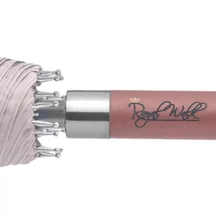 Large Umbrella for Rain Luxury big windproof with Real Wood Handle Automatic Open - beige 1