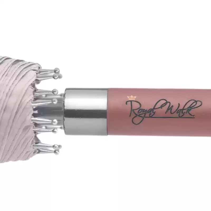 Large Umbrella for Rain Luxury big windproof with Real Wood Handle Automatic Open - beige 1