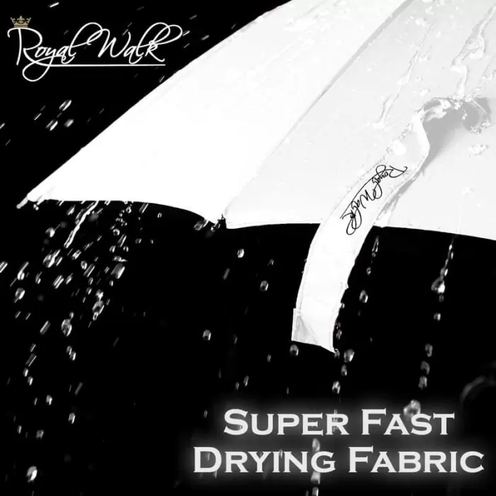 Large Umbrella for Rain, Walking Stick with Real Wood Handle, Automatic Open, 16 Ribs, 54 Inch Arc, 120cm Diameter - White 24 Large Umbrella for Rain Luxury windproof big umbrella with Real Wood Handle- white 4
