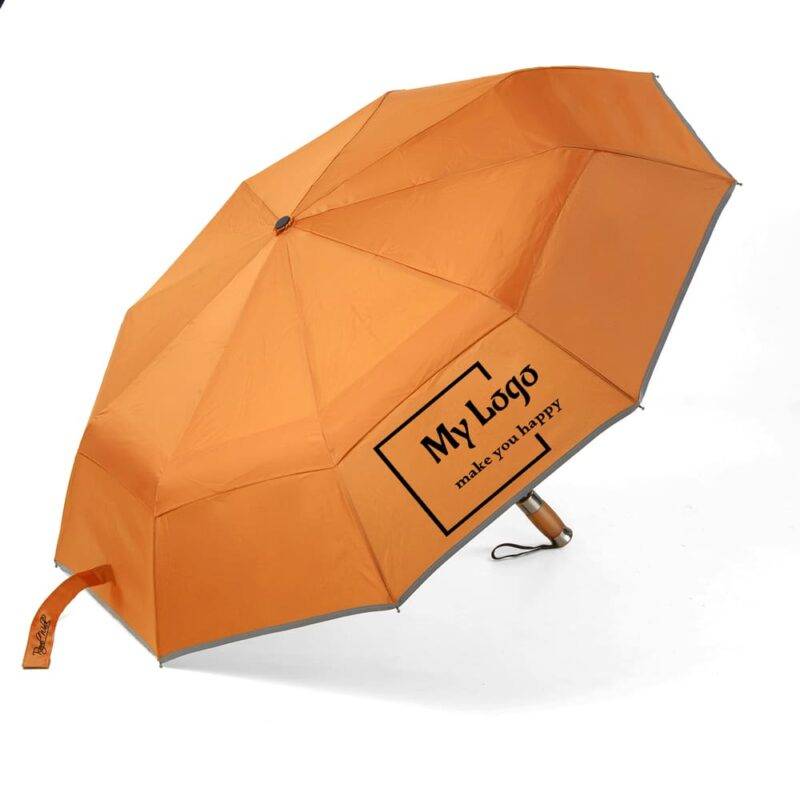 folding windproof umbrella for rain royal walk big custom branded umbrella personalized business logo 1