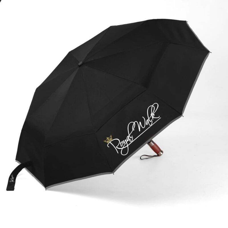 folding windproof umbrella for rain royal walk big custom branded umbrella personalized business logo 6