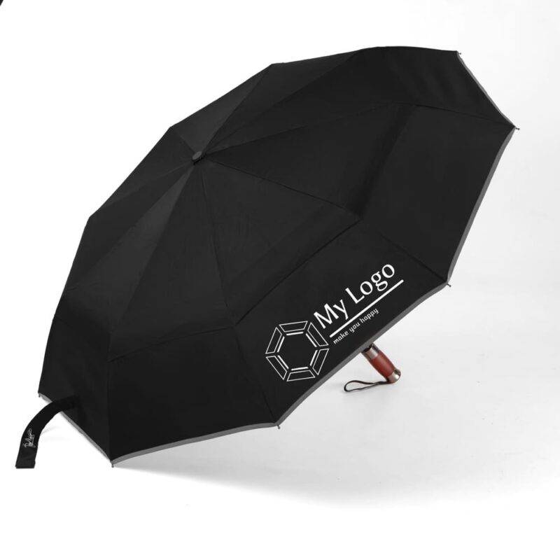 folding windproof umbrella for rain royal walk big custom branded umbrella personalized business logo 7