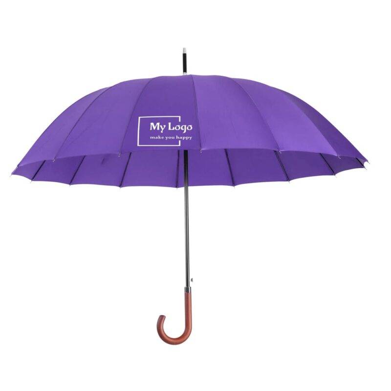 windproof large umbrella for rain royal walk big custom branded umbrella personalized business logo 20