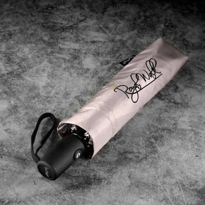 Compact Folding Umbrella for Rain Windproof Automatic Open Close (102 cm) diameter - Beige 17