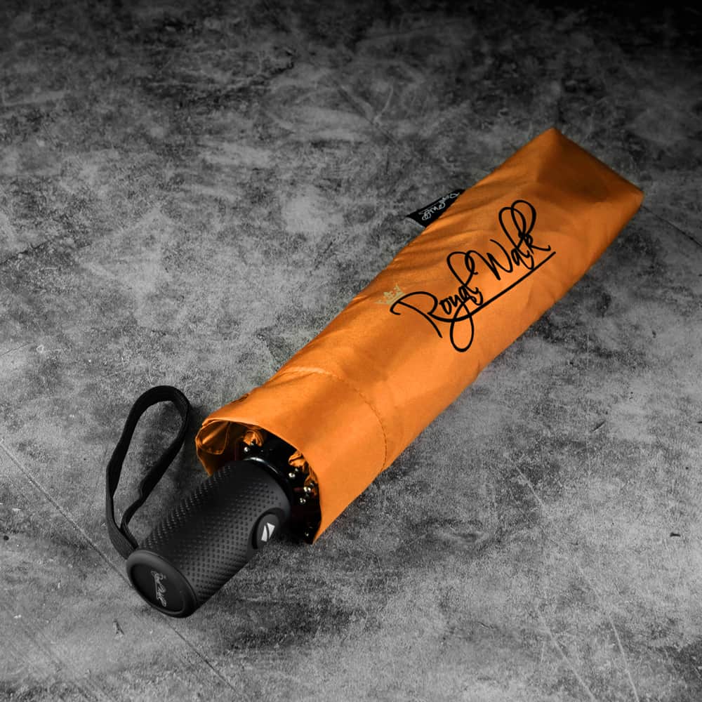 Compact umbrella for rain Orange Compact umbrella for rain Orange