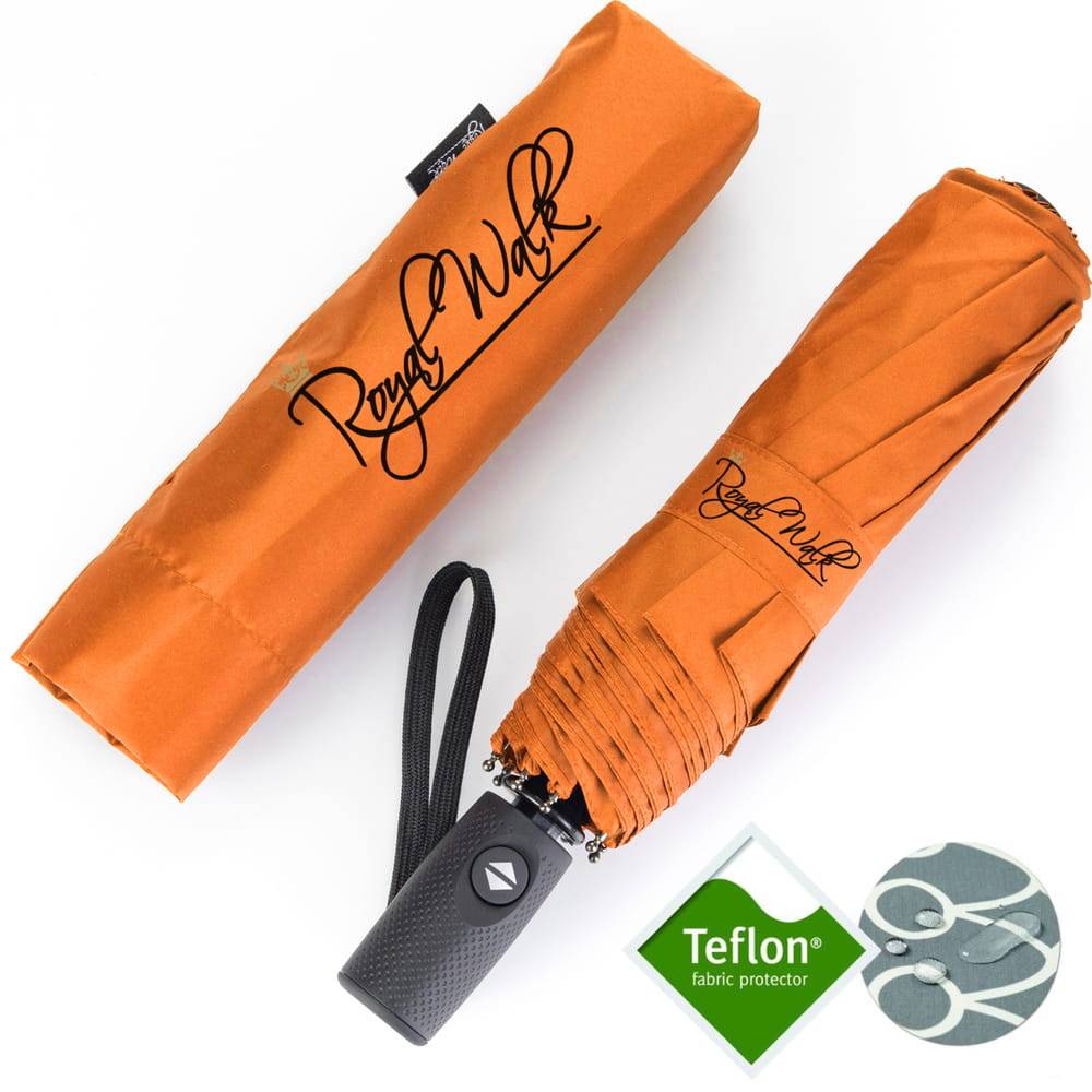 Folding and compact umbrella for travel - Orange Folding and compact umbrella for travel - Orange