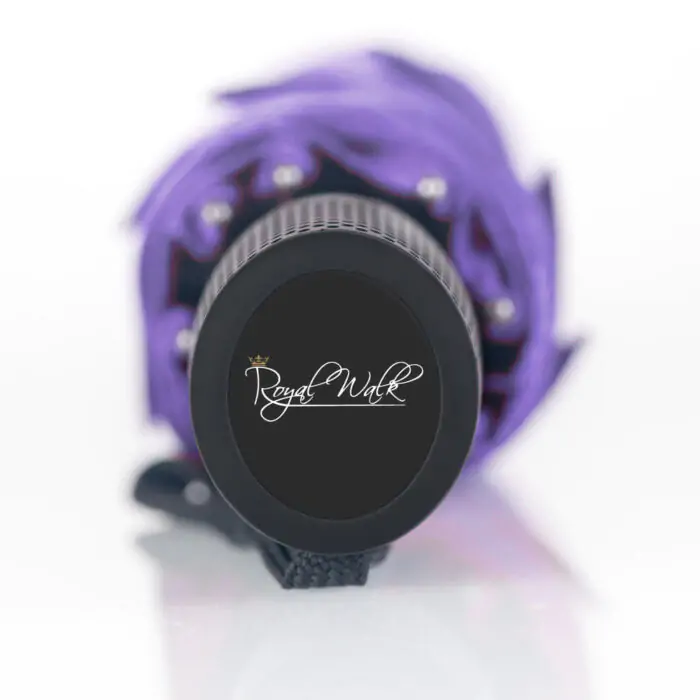Umbrelă pliabilă compactă pentru ploaie, rezistentă la vânt, cu deschidere și închidere automată (102 cm) diametru - Purple 11