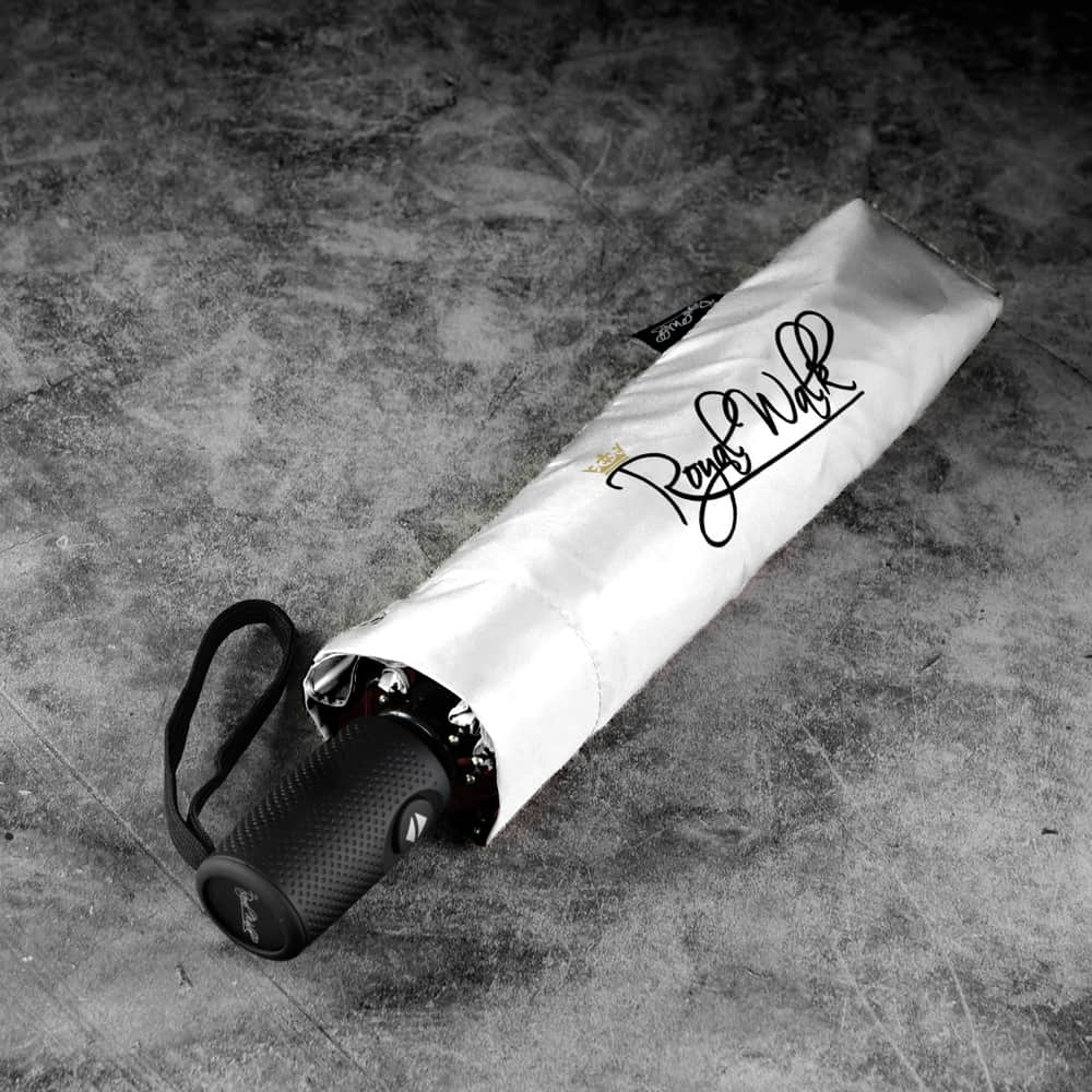 Compact umbrella for rain White Compact umbrella for rain White